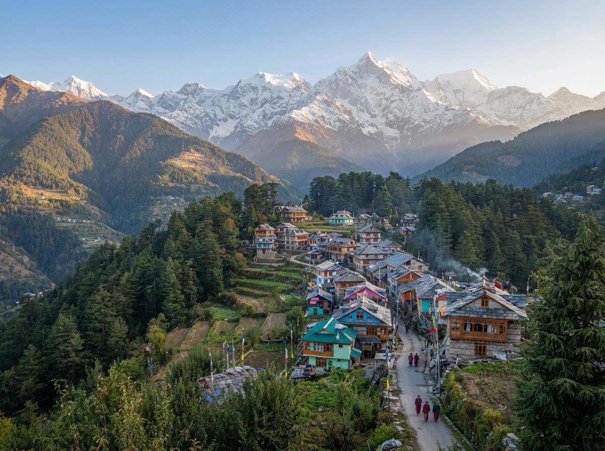 Himachal Pradesh Himalayan hill town