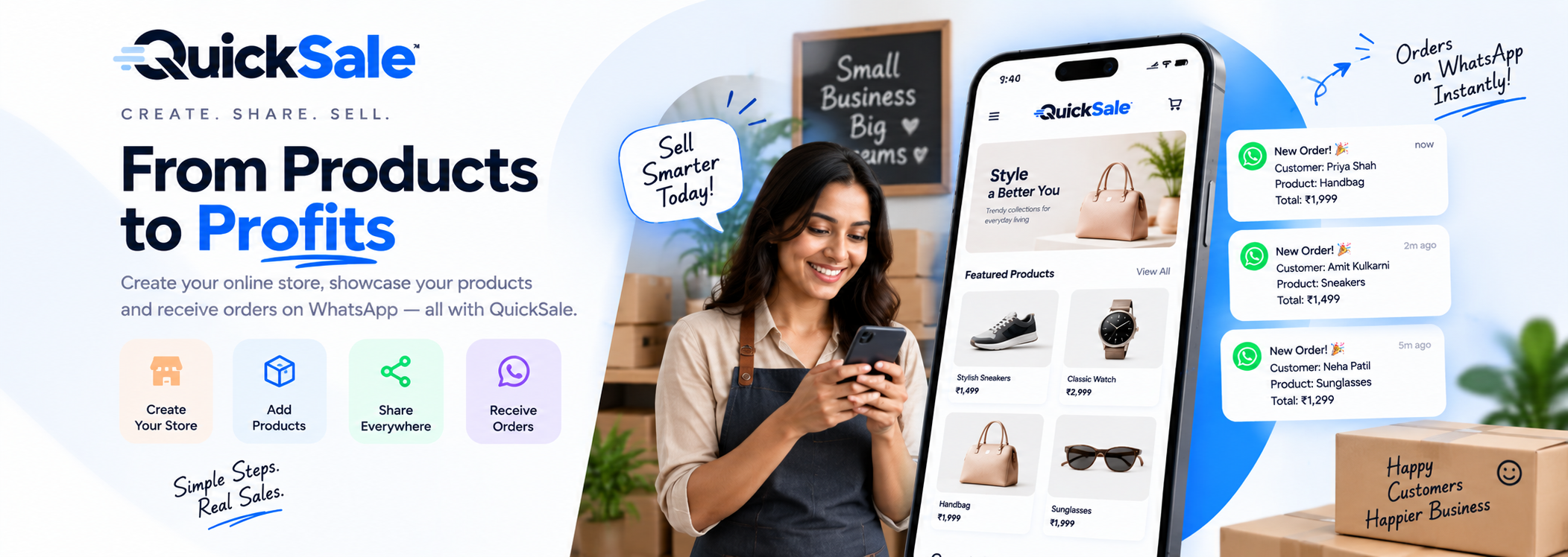 QuickSale - From Products to Profits