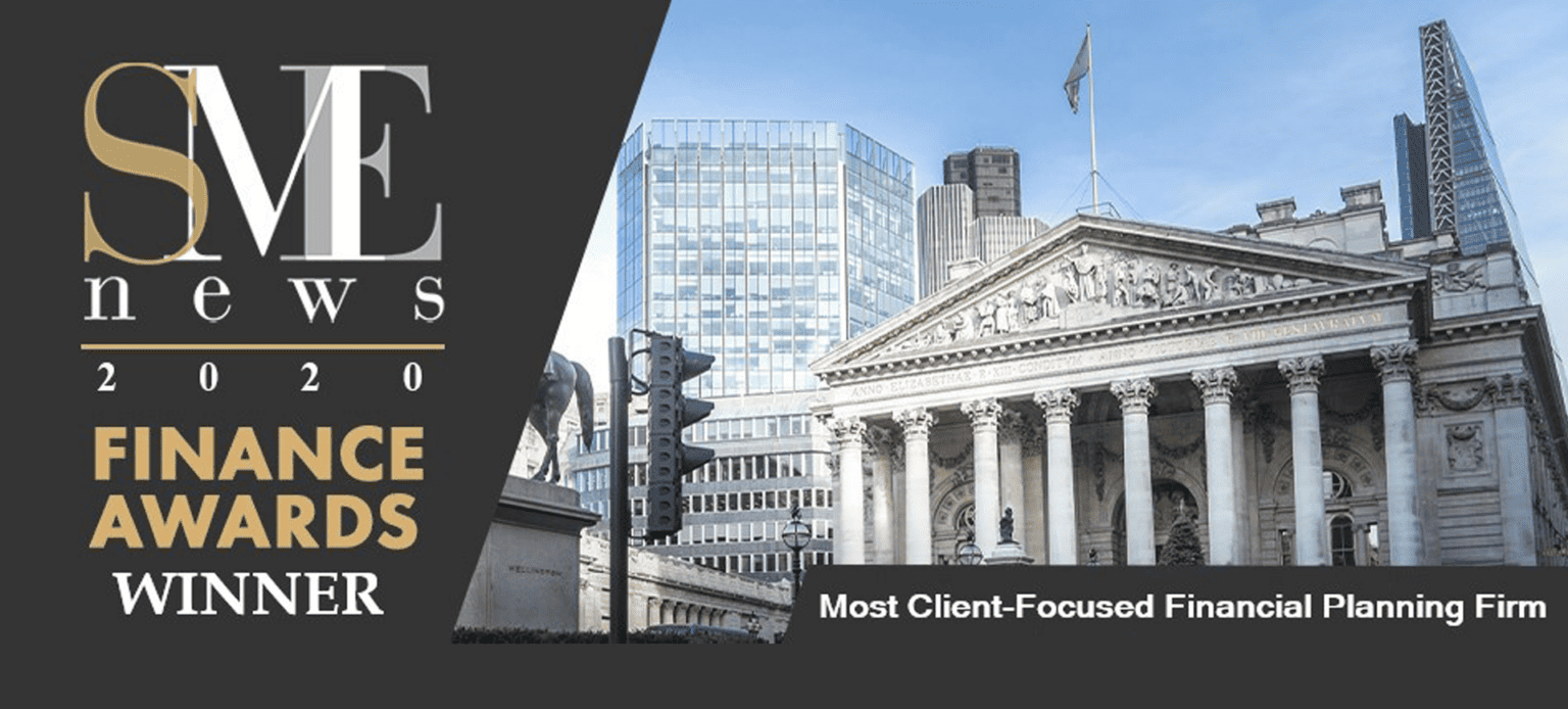SME News 2020 Finance Awards Winner - Most Client-Focused Financial Planning Firm