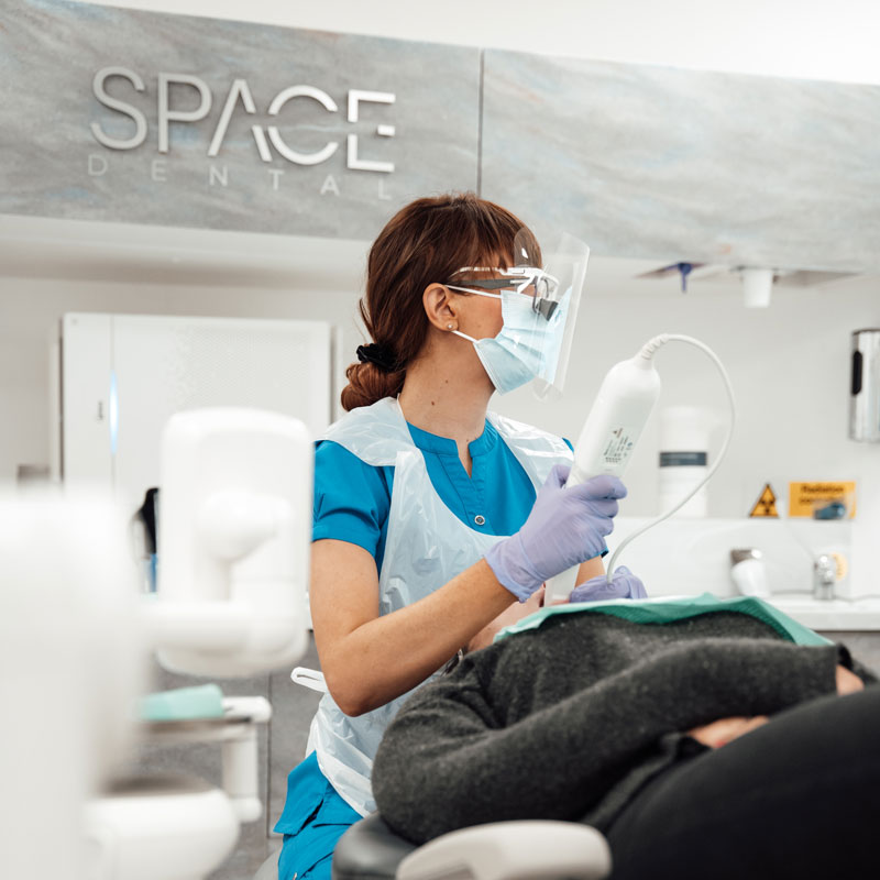 Digital intraoral 3D scanning at Space Dental
