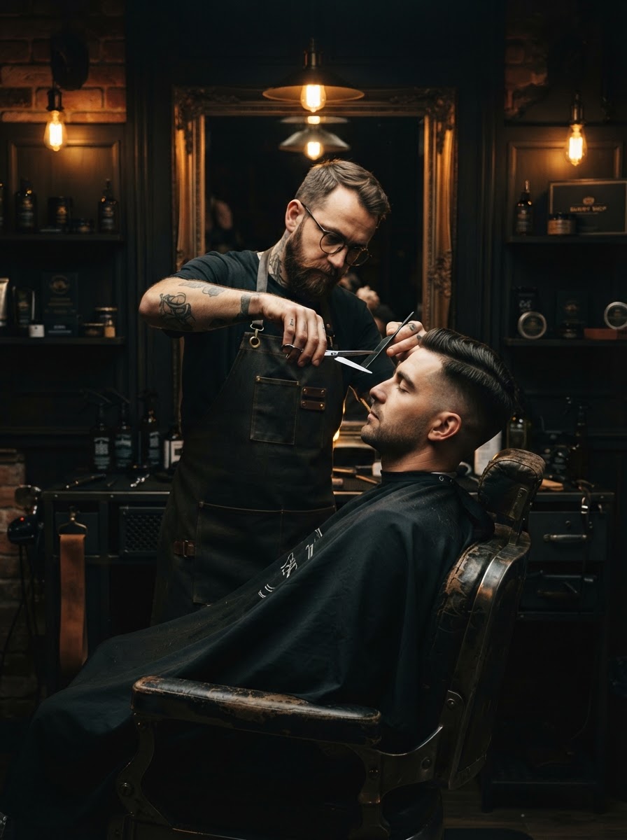 Barber bei der Arbeit