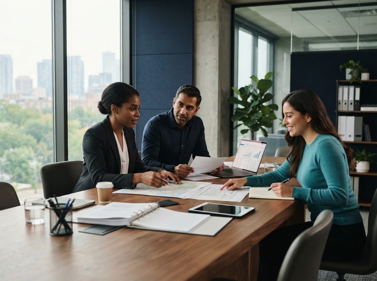 PRIT property management strategists collaborating