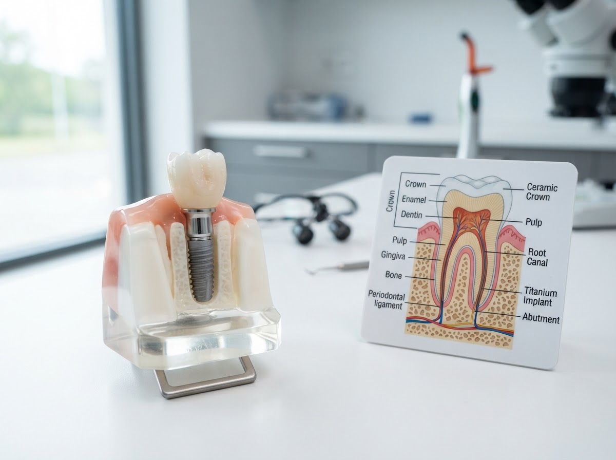 Dental implant restoration and precision tooth replacement