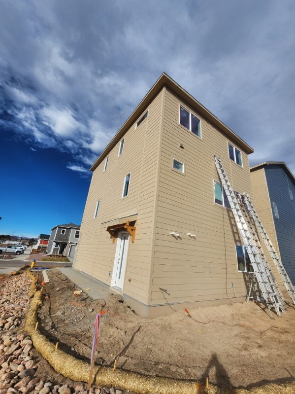 Three-Story Modern Home Siding Paint