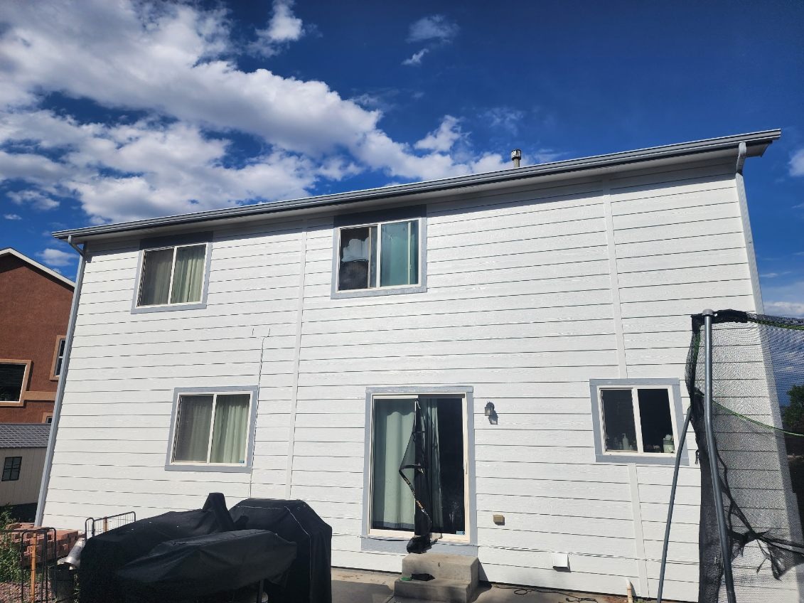 Full Two-Story Rear Elevation & Window Trim Paint
