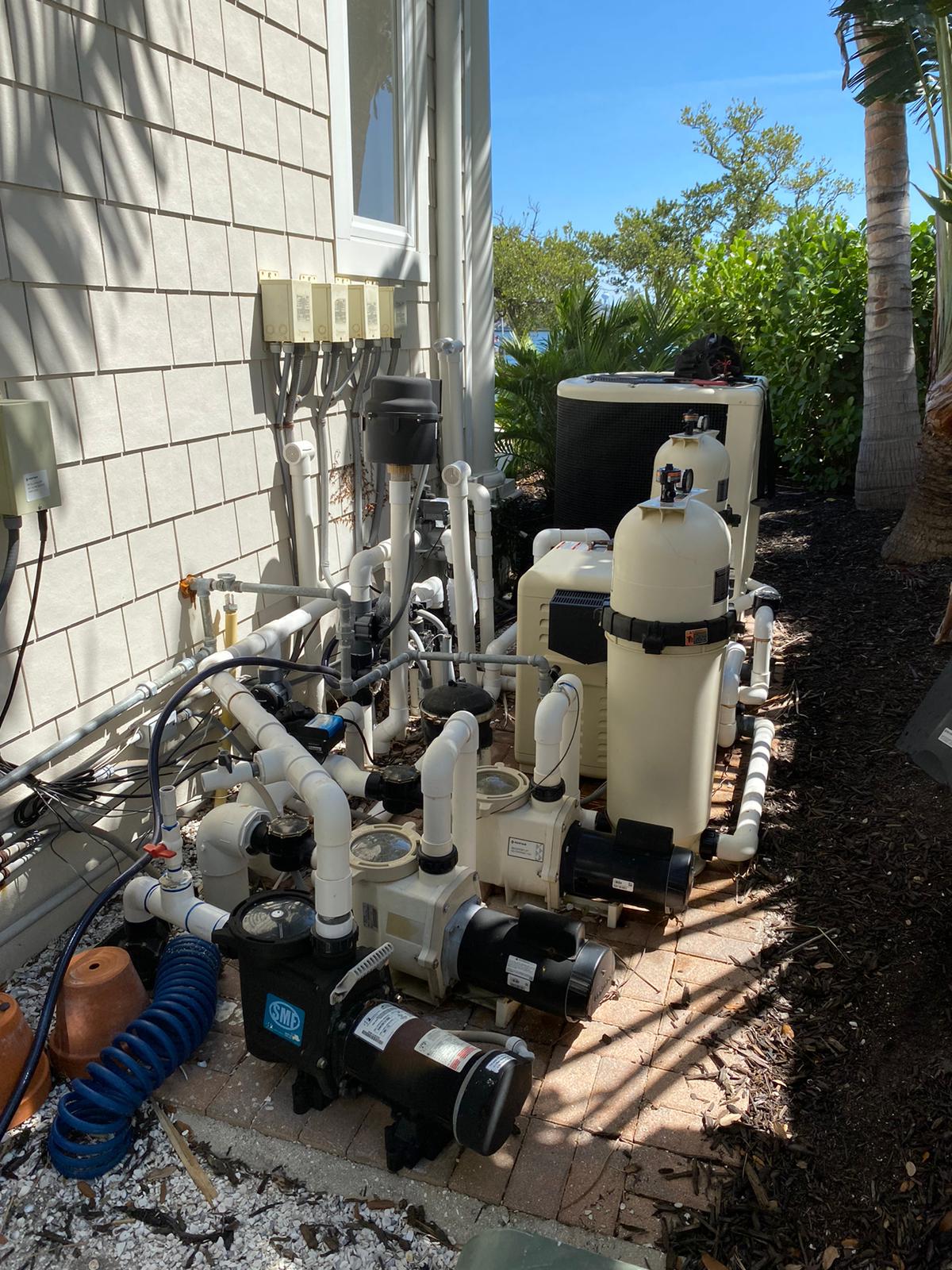 Aloha Pool Service project photo 8 showing pool equipment and repair work