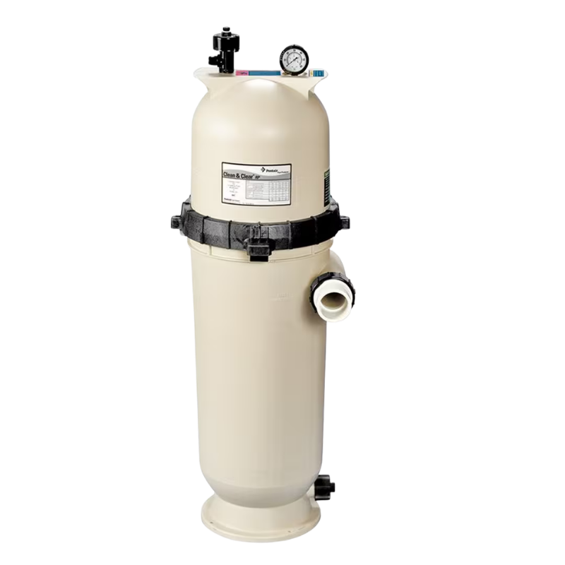 Pentair cartridge pool filter serviced by Aloha Pool Service