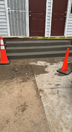 Gradas de Concreto Pulido con Acabado Profesional y Nivelación