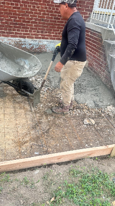 Vaciado y Nivelación de Concreto con Malla Electrosoldada