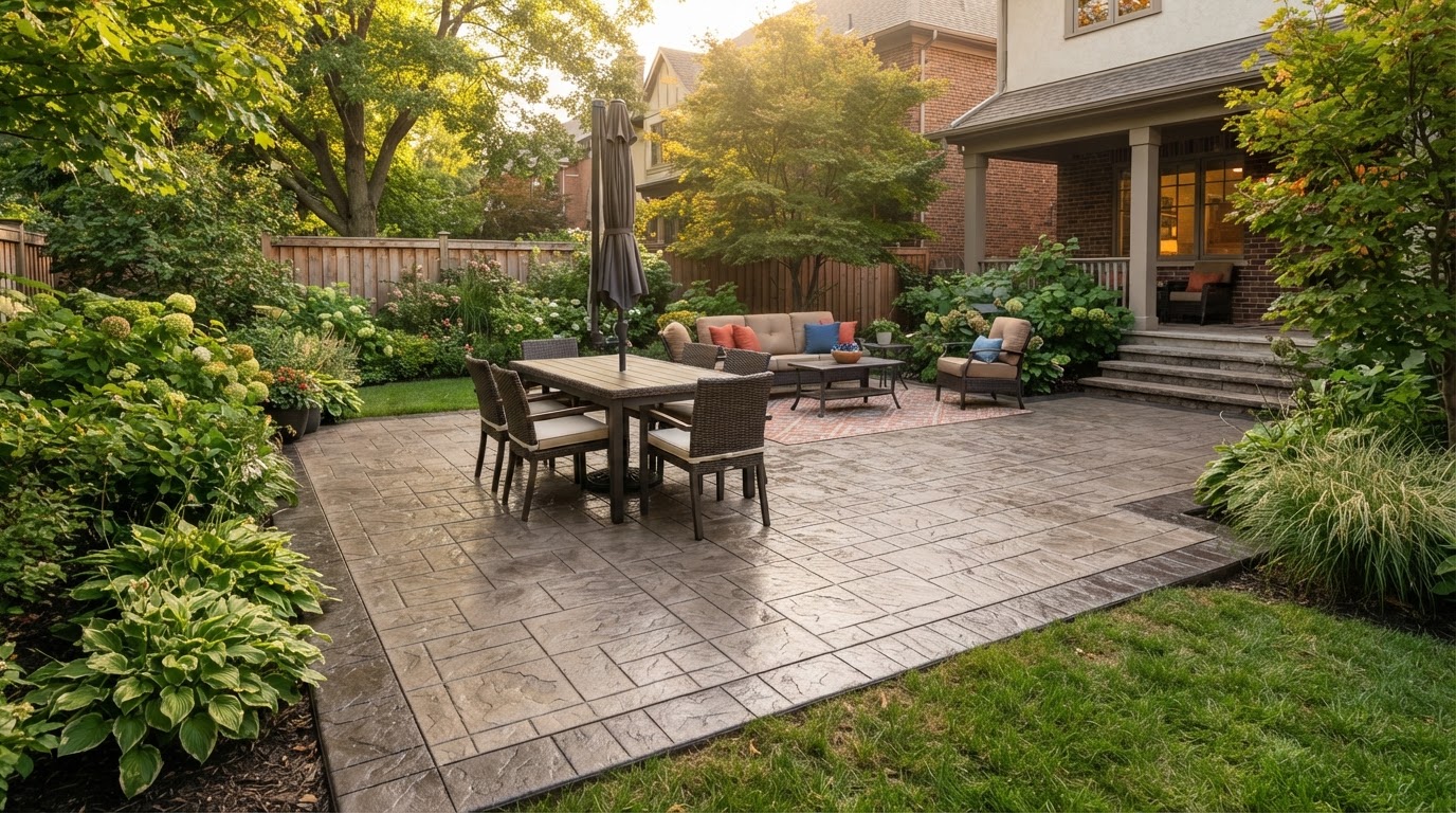 Decorative & Stamped Concrete Patios project in Lakewood, CA
