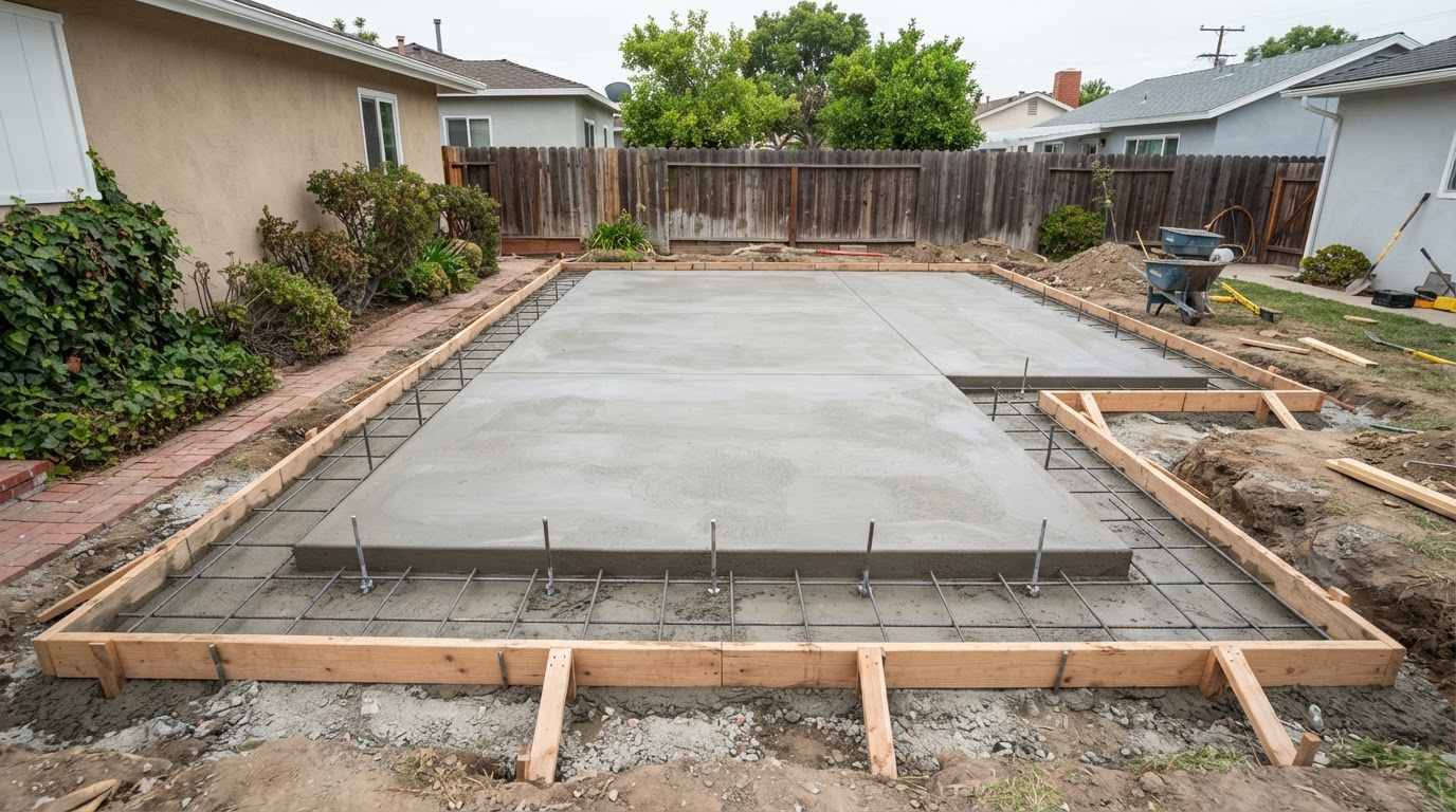 Concrete Foundations, Slabs & Footings project in Lakewood, CA