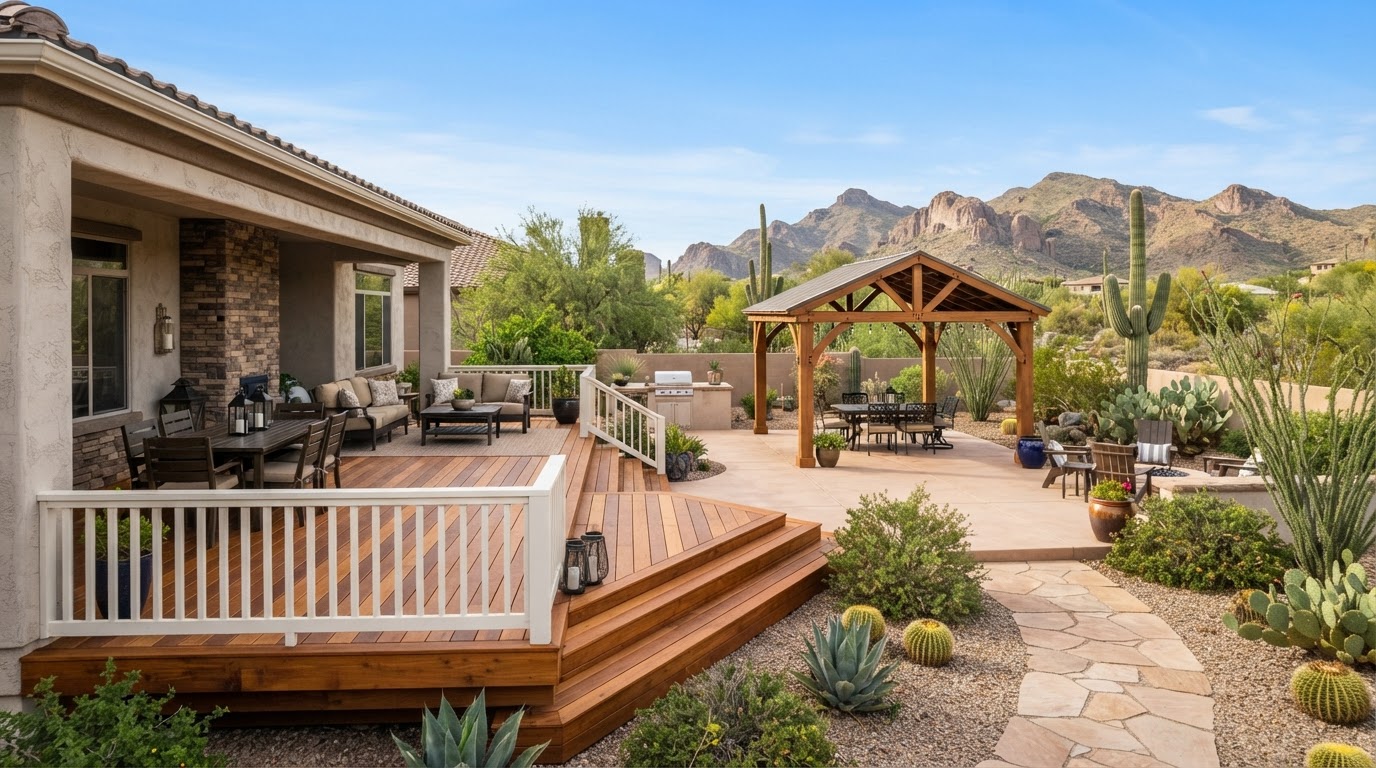 Porch & Gazebo Wood Refinishing & Sealing — Porches & Gazebos in Sunland Park, NM