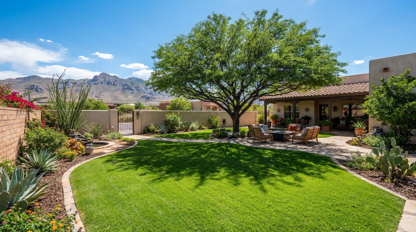 Lawn Maintenance & Pruned Shade Trees