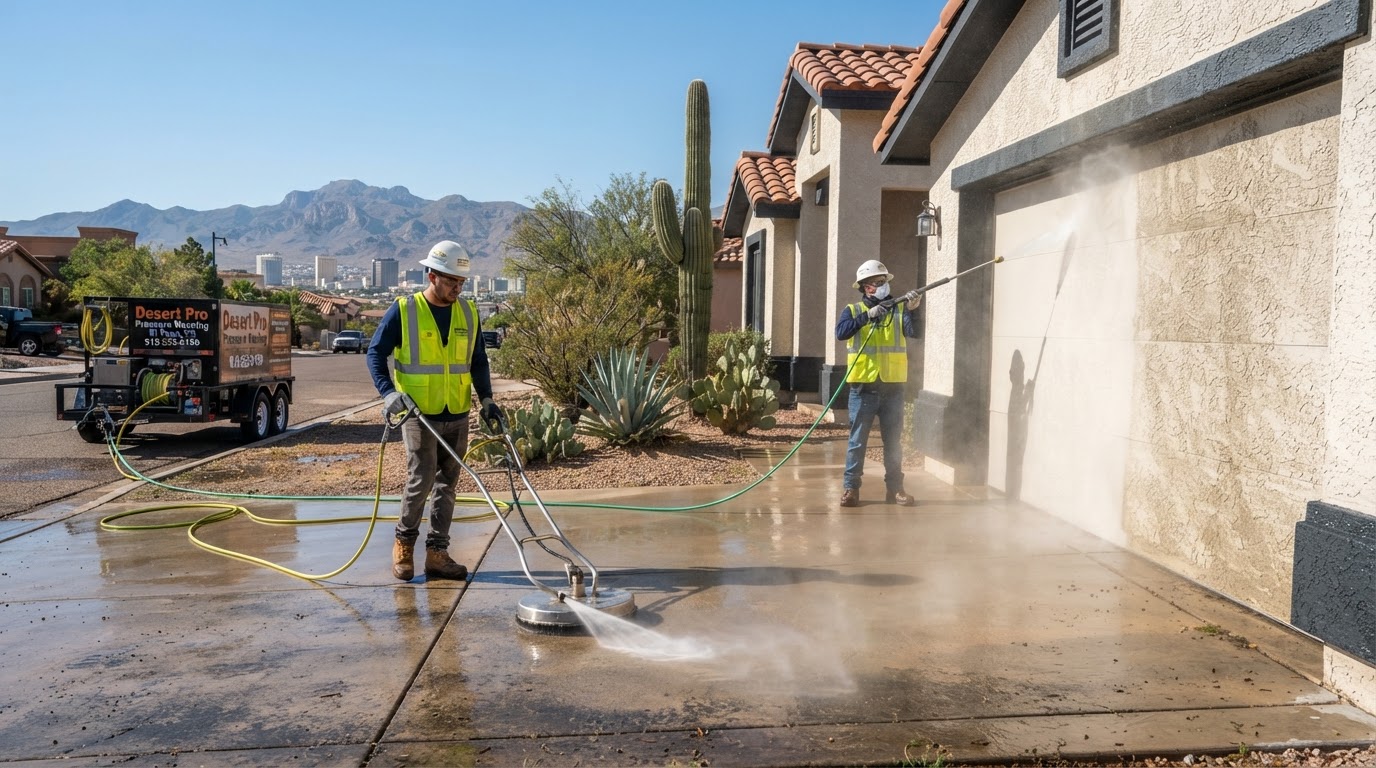 Pressure Washing in El Paso