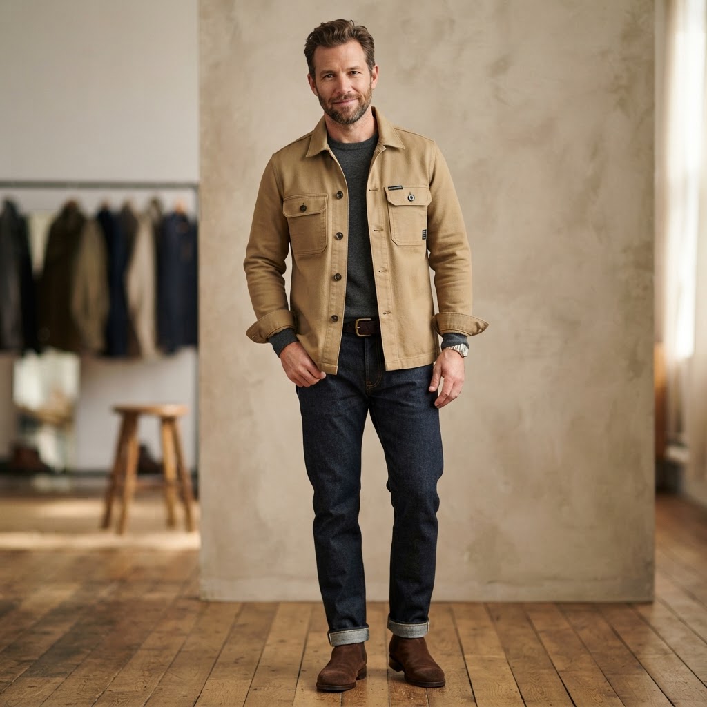 Men's Woven Tailored Construction