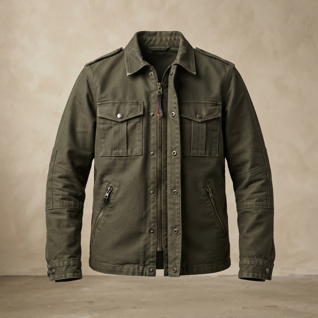 Structured Woven Jacket Piece
