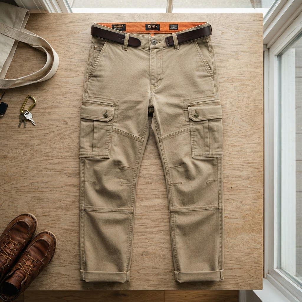 Woven Twill Utility Silhouette