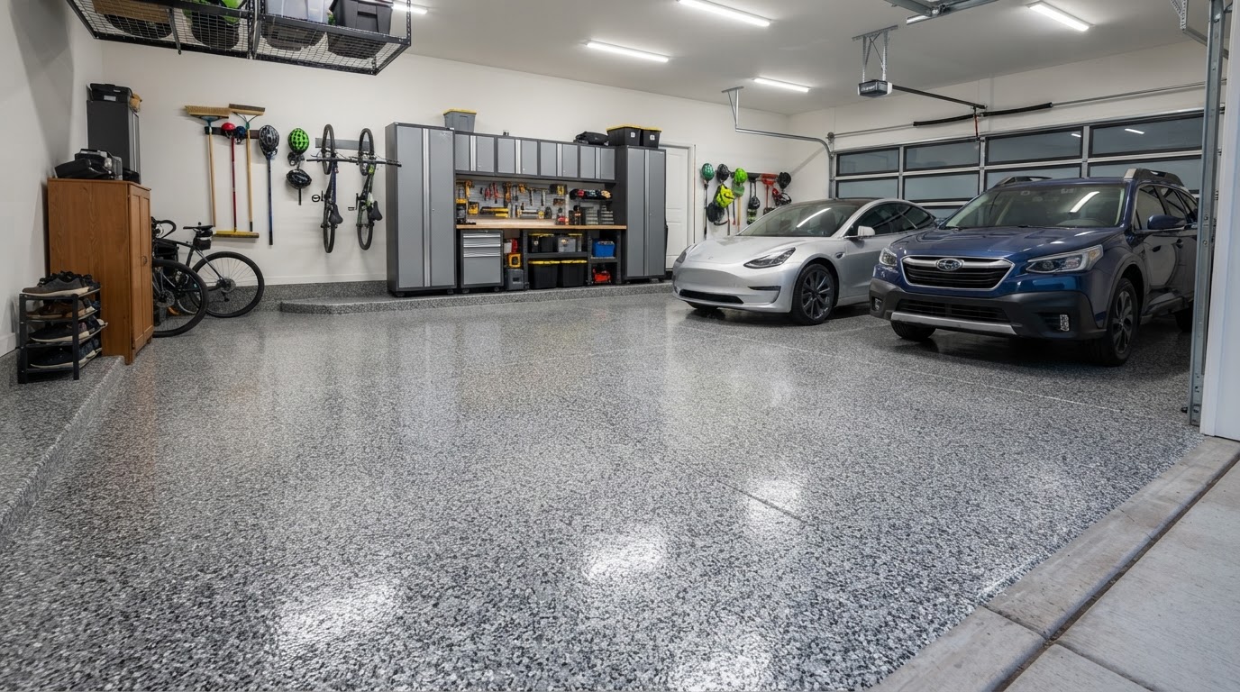 Garage Epoxy & Flake Floors