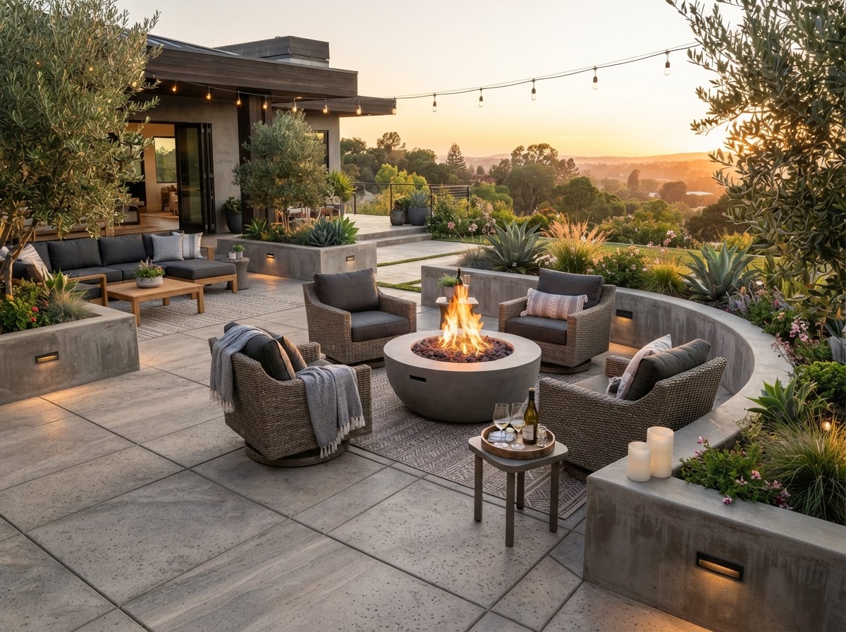 Modern Stamped Patio — Patio in Boise, ID