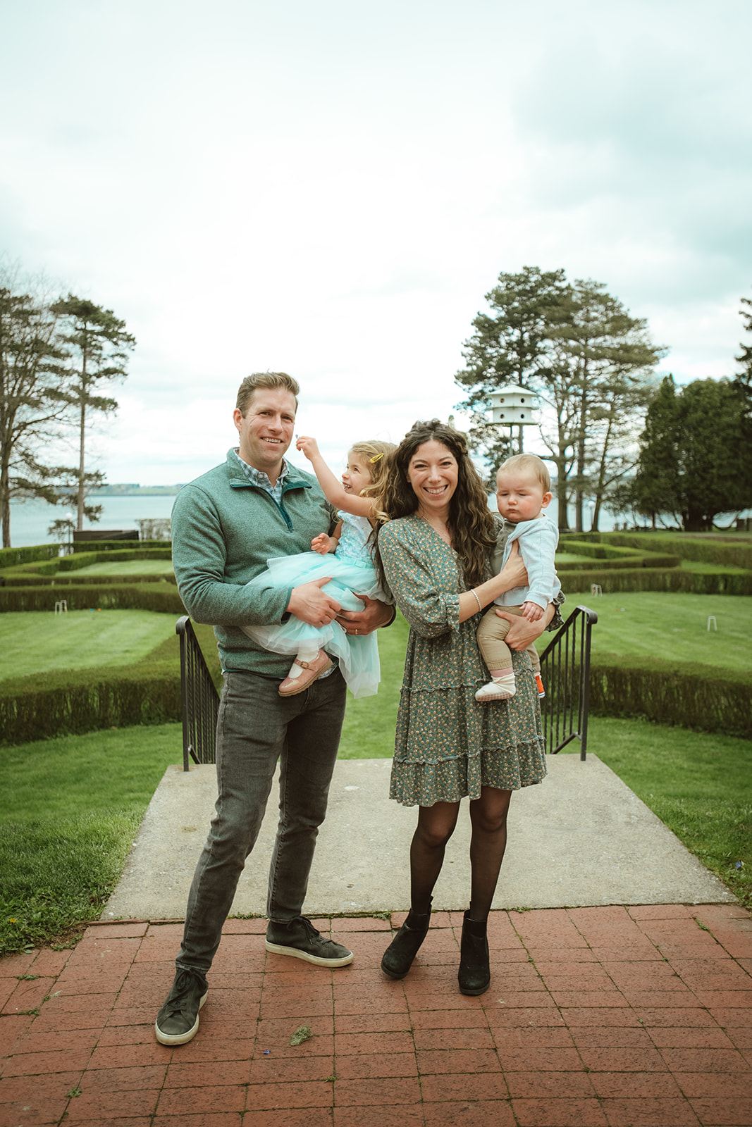 Matt Drouin with his family