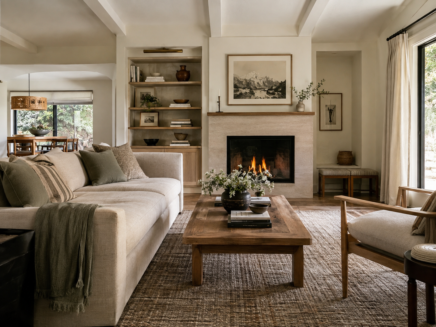 Bright, welcoming shared living room in a Zenith communal residence with comfortable seating and natural light