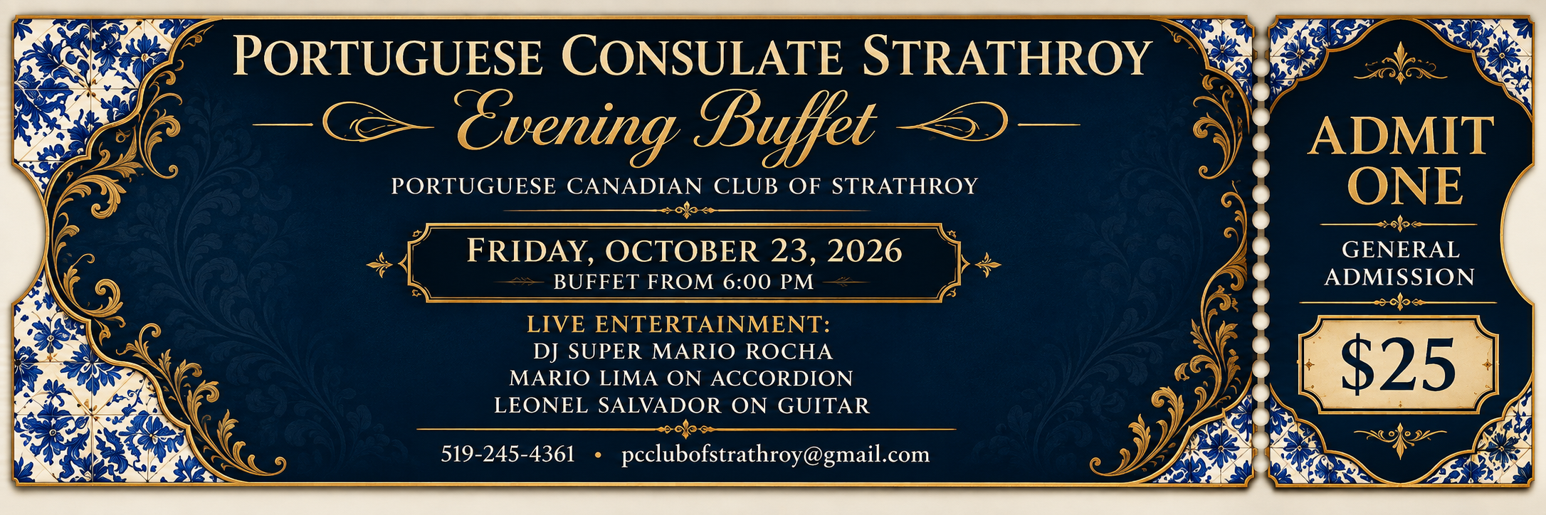 Portuguese Consulate Evening Buffet