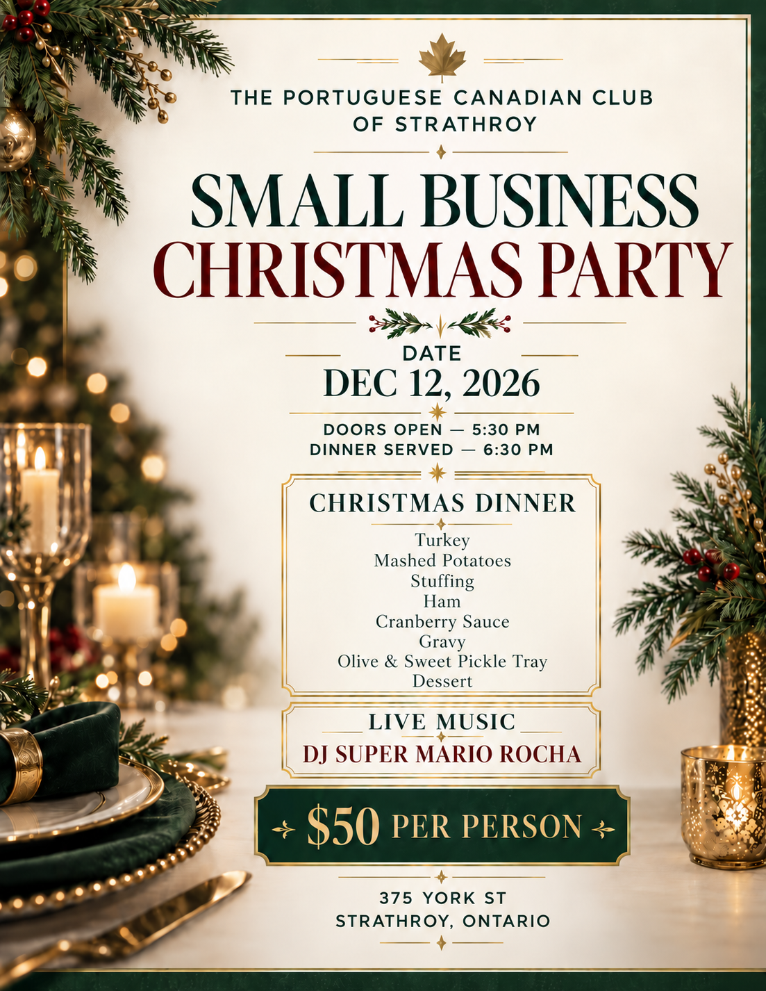 Small Business Christmas Party 2026