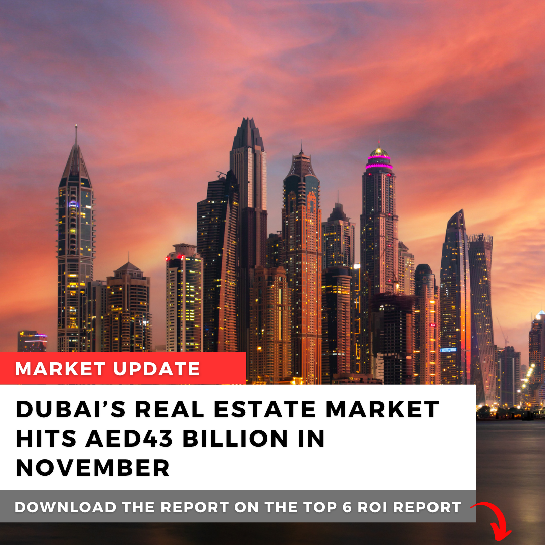 Meta Ad Creative - Dubai Real Estate Market Hits AED 43 Billion in November