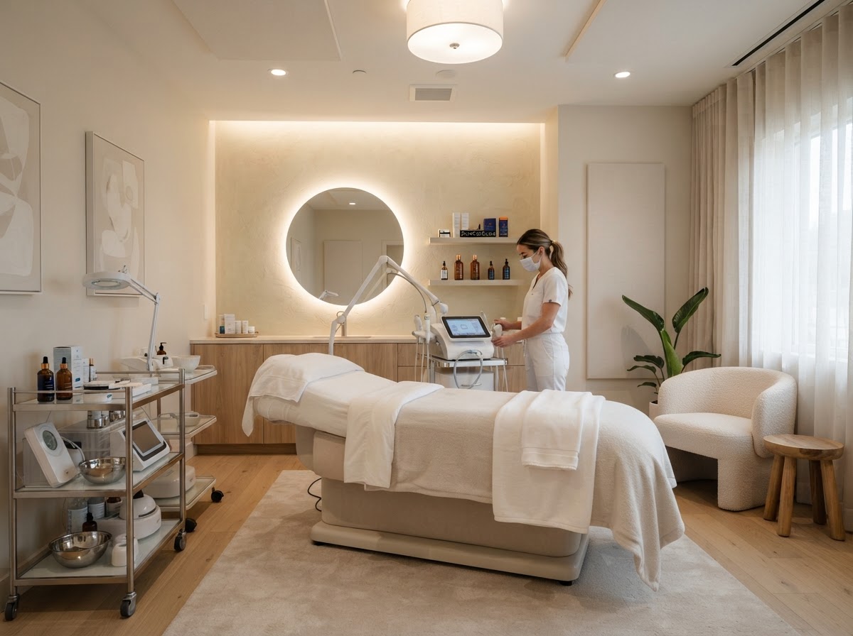 Modern Med Spa Treatment Room