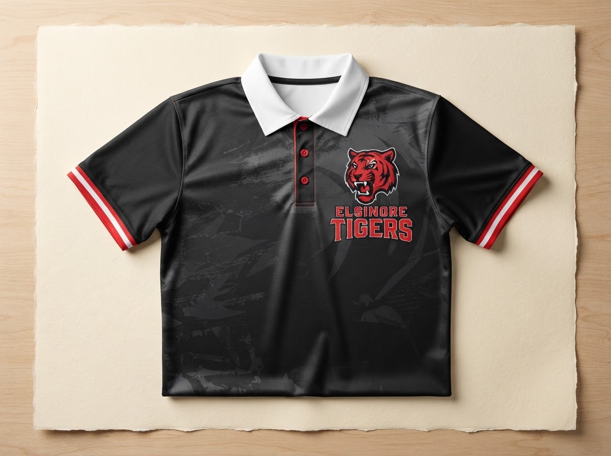 Fan Polos — sublimated polos with full-color team print