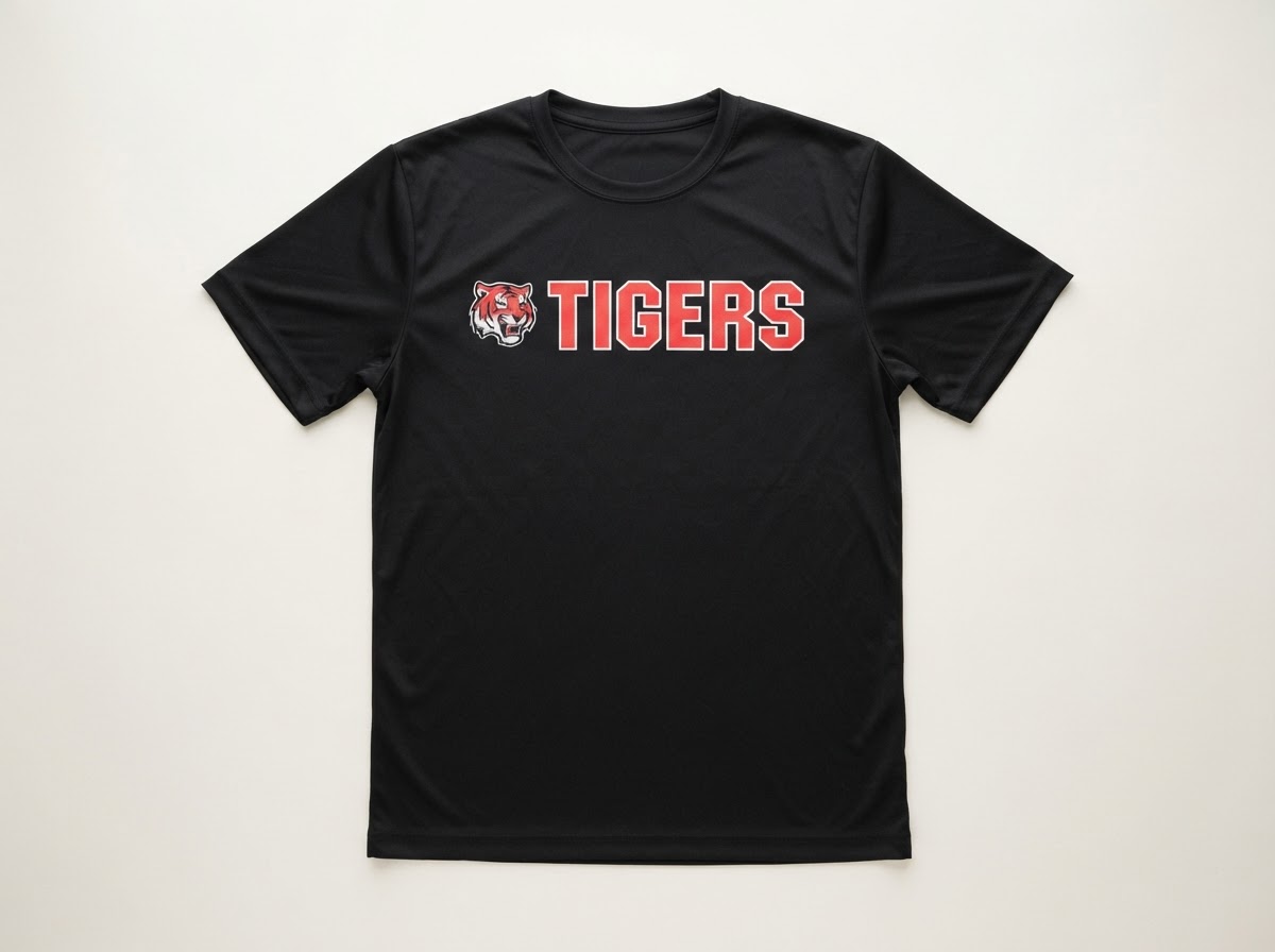 Sideline Tee — sublimated t-shirts with full-color team print
