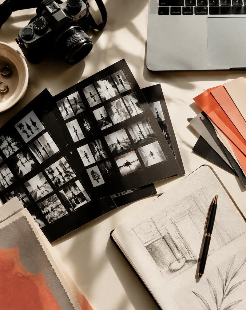 Camera, contact sheets, and creative tools