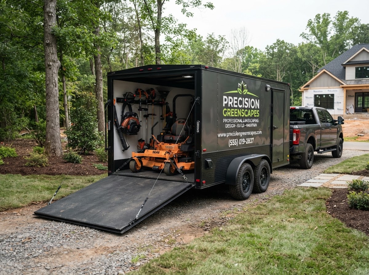 Landscaping trailer by Devil Dog Trailers
