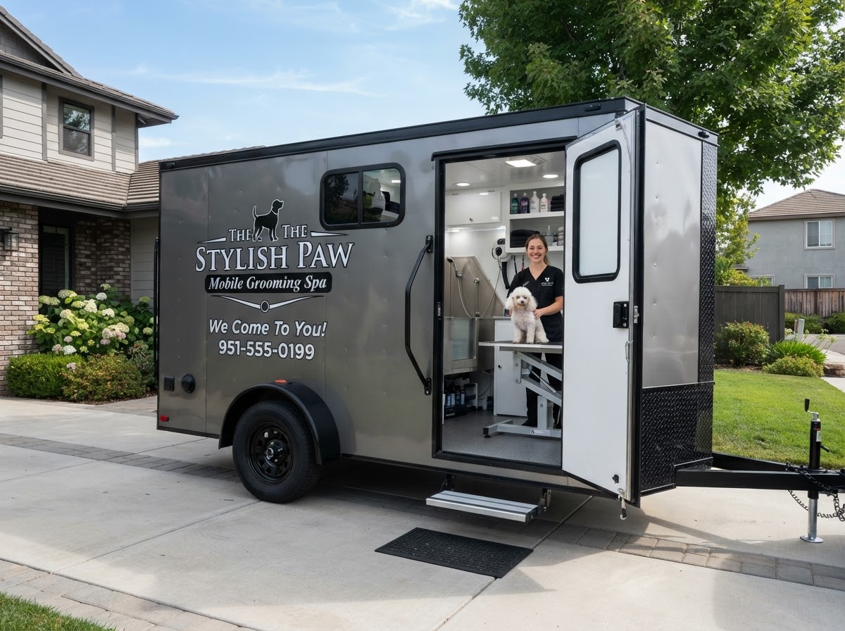 Mobile Spa & Grooming trailer by Devil Dog Trailers