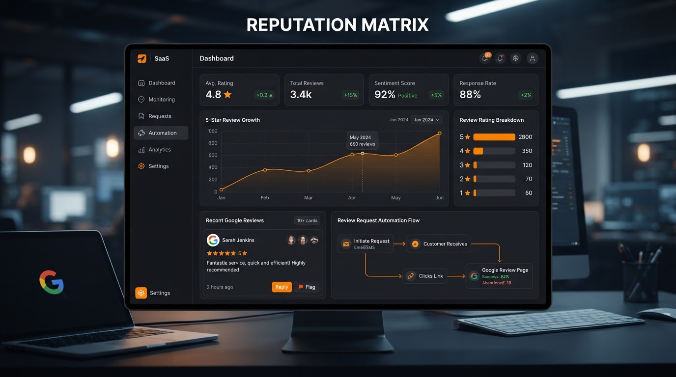 Automated 5-Star Review Growth System — Automation case study by Simplixflow