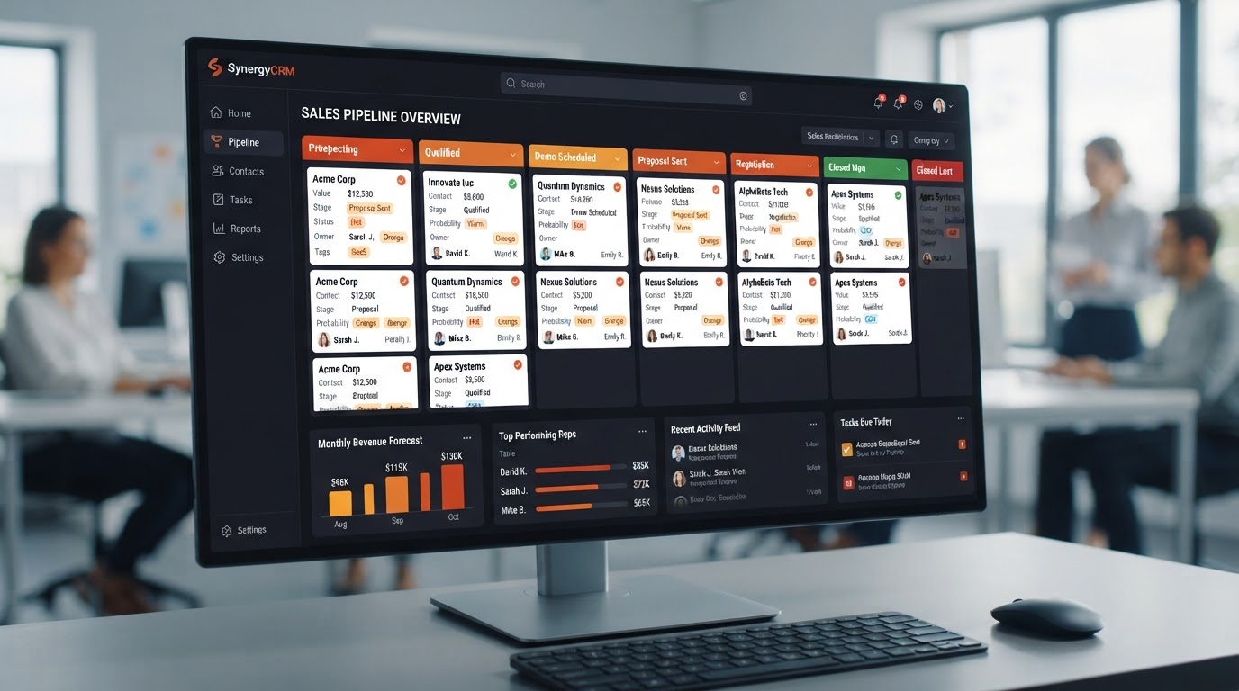 CRM & Lead Pipeline Build — CRM & Pipeline case study by Simplixflow