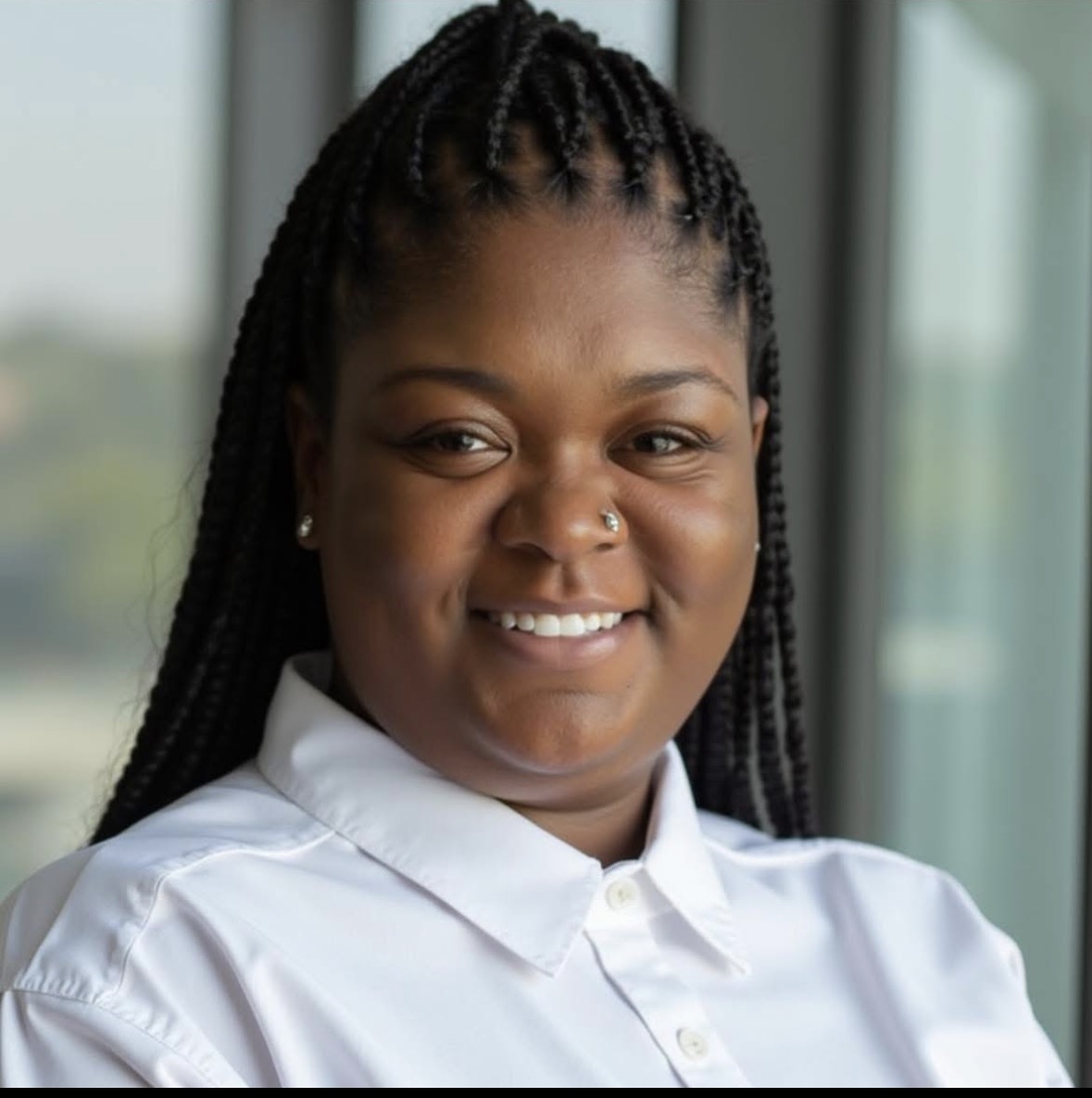 Tyra Steverson, LCPC, LPC — warm, grounded, and smiling