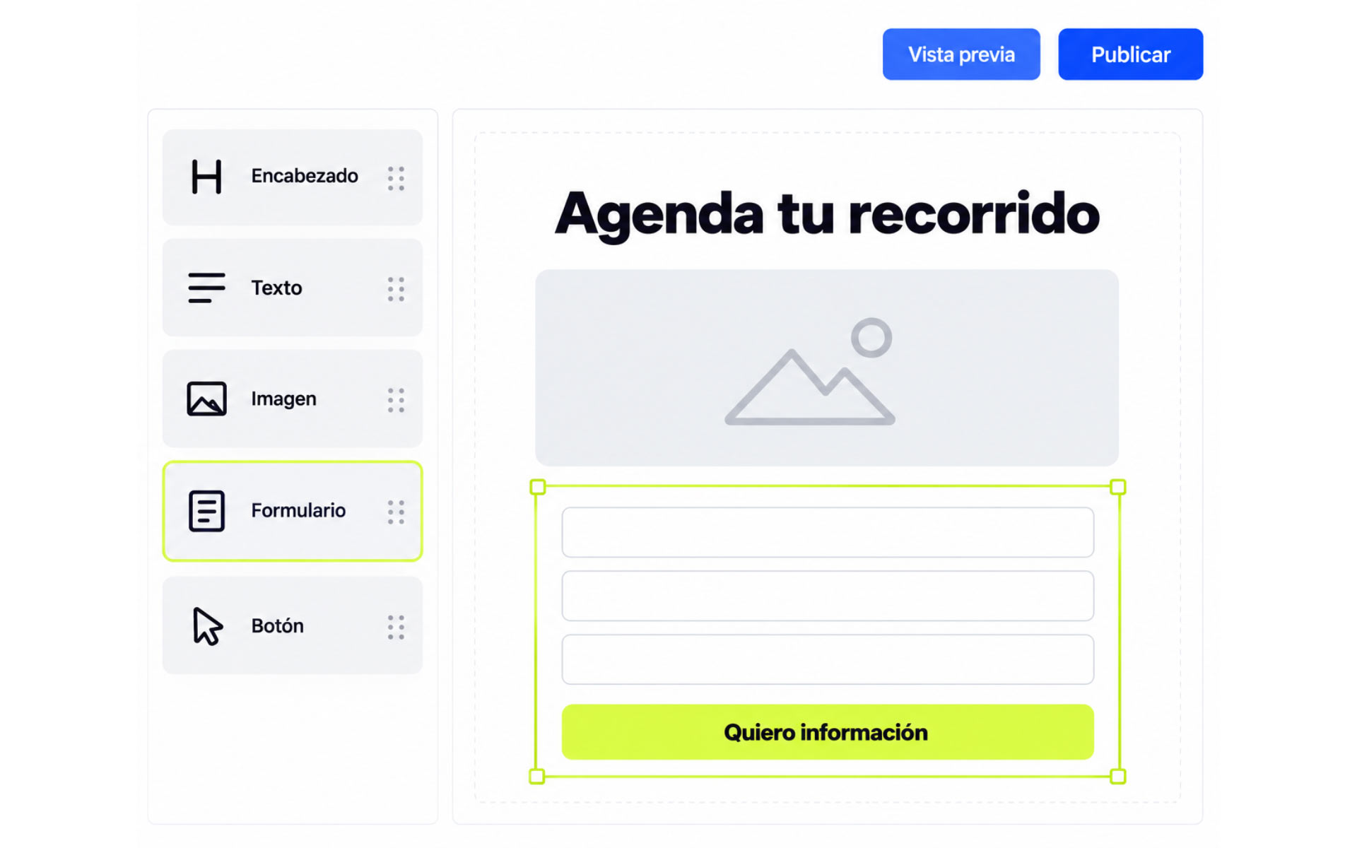 Constructor de Landing Pages