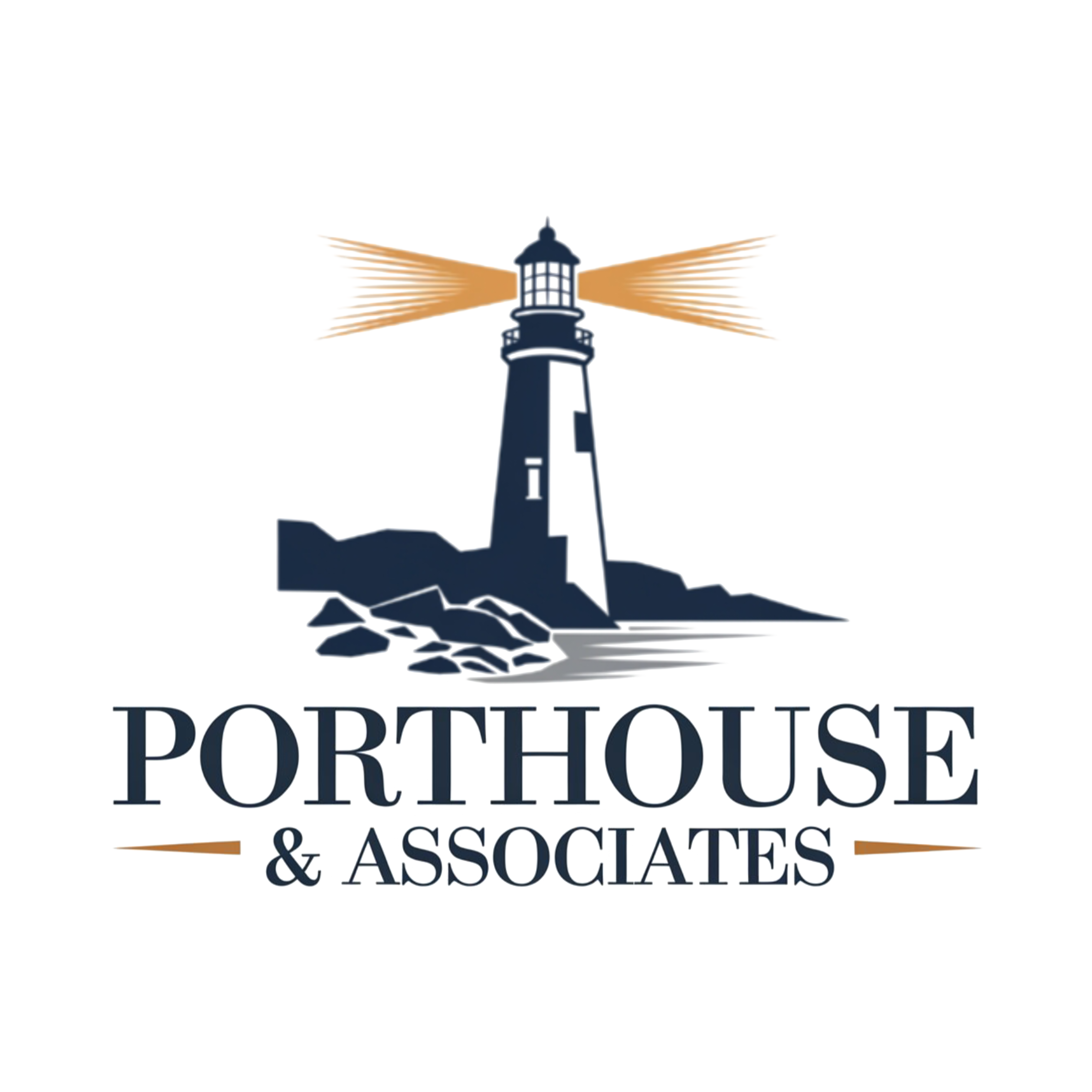 Porthouse & Associates lighthouse logo