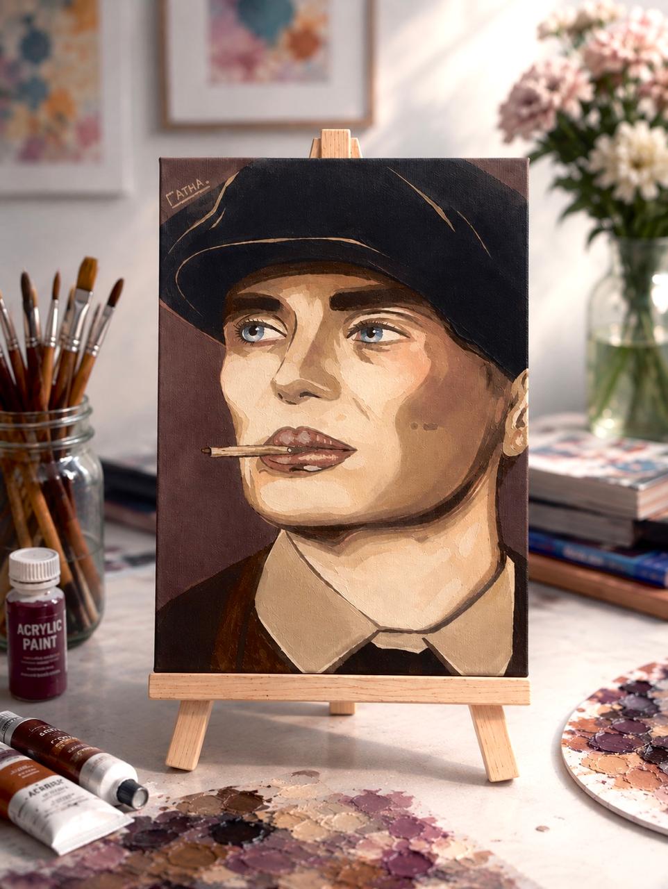 Thomas Shelby en caballete