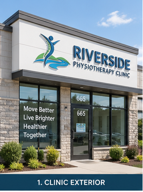 Physiotherapist guiding a patient through rehabilitation at Riverside Physiotherapy Clinic Ottawa