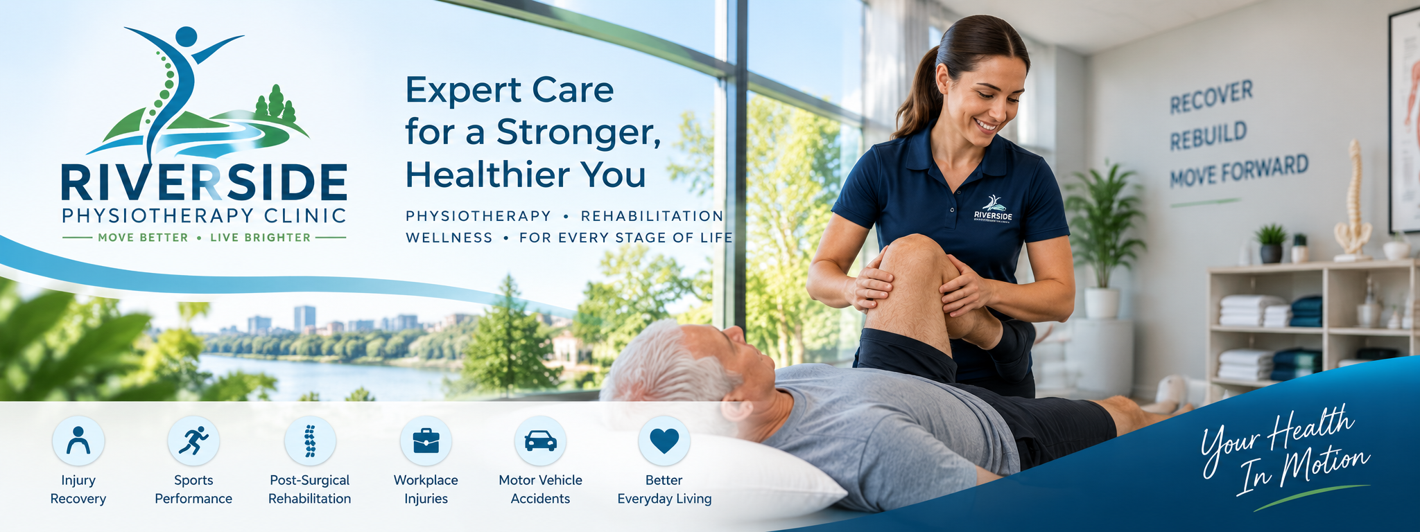 Riverside Physiotherapy Clinic - Expert Care for a Stronger, Healthier You. Ottawa Physiotherapy & Rehabilitation.