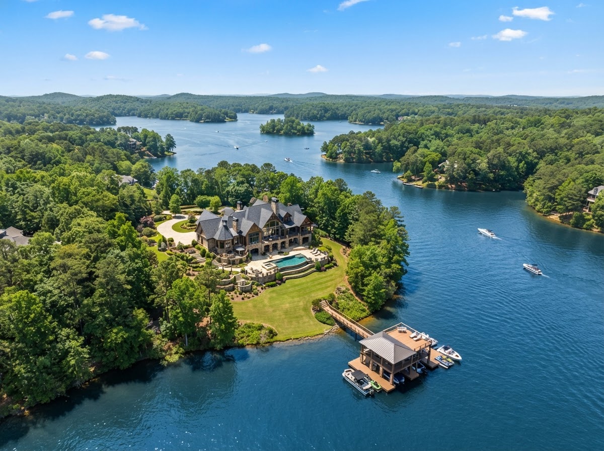Lake Lanier Lakefront Villa