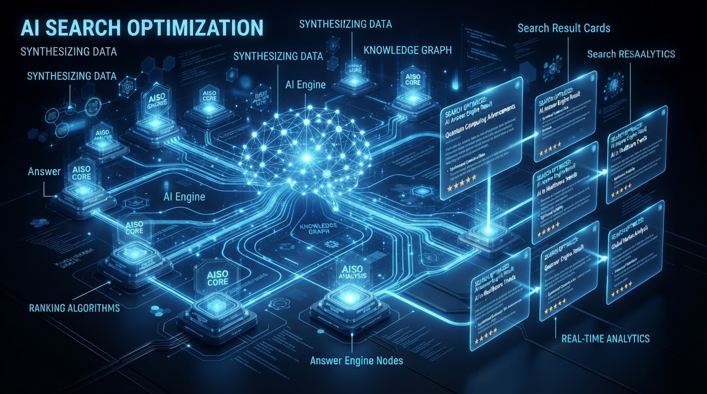 AI search optimization visualization