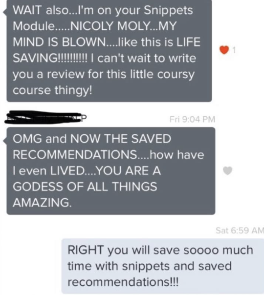 Client testimonial: my mind is blown