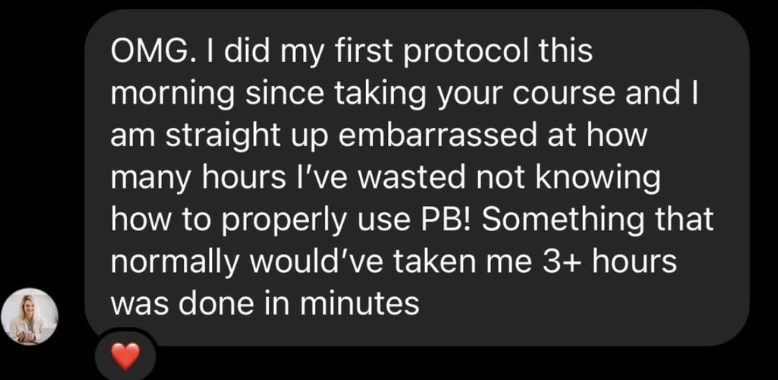 Client testimonial: done in minutes