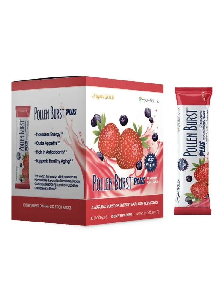 Pollen Burst™ Energy Drink - Strawberry Acai