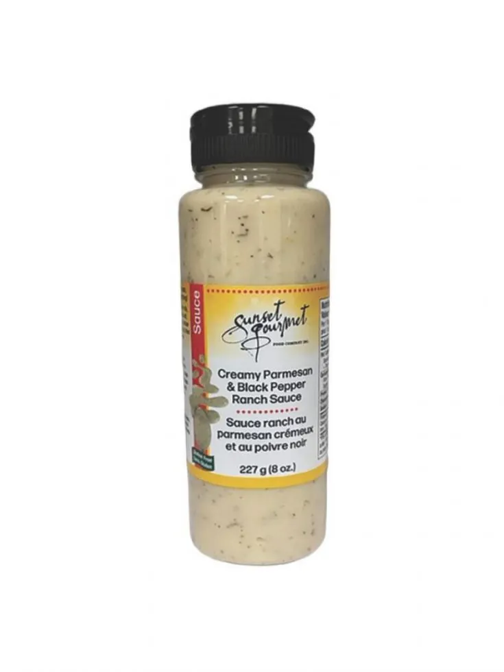 Creamy Parmesan Black Pepper Ranch Sauce