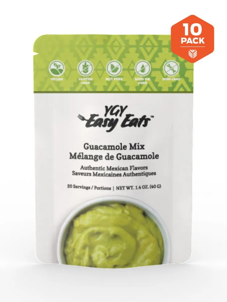 YGY Easy Eats Guacamole Mix - 10 Pack