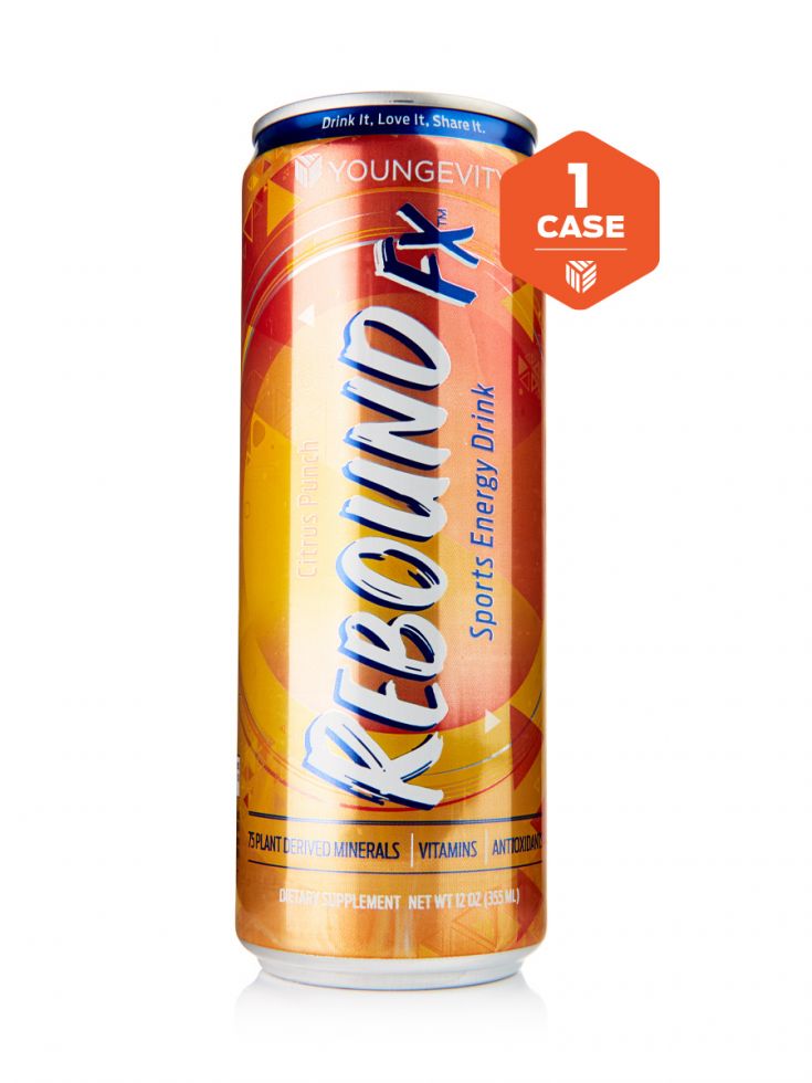 Rebound FX™ Citrus Punch Sports Energy Drink - 1 Case (12-12 oz cans)